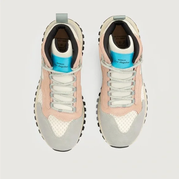 Brandblack SANTA MONICA Gray and Tan AQUA Sneakers with Vibram Sole - Picture 4 of 7